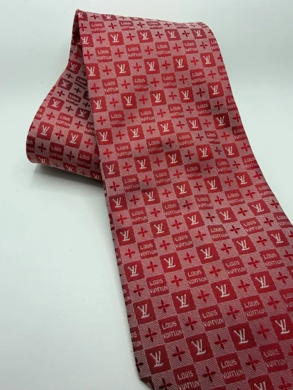 Classic Monogram Tie Elegant Statement Style Accessory